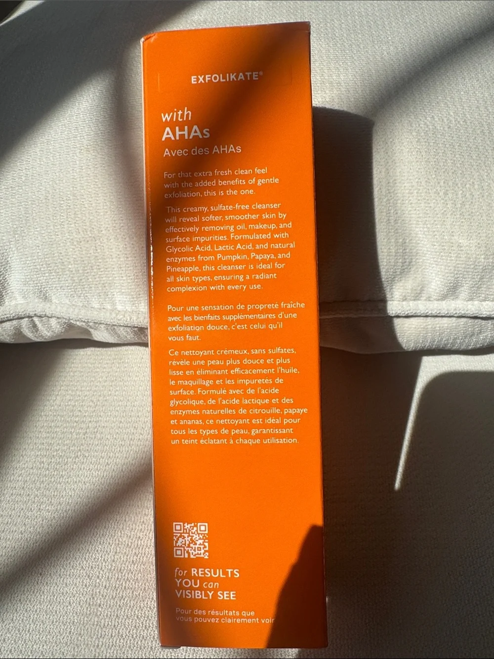 Kate Somerville ExfoliKate Daily Foaming Wash - Orange Packaging